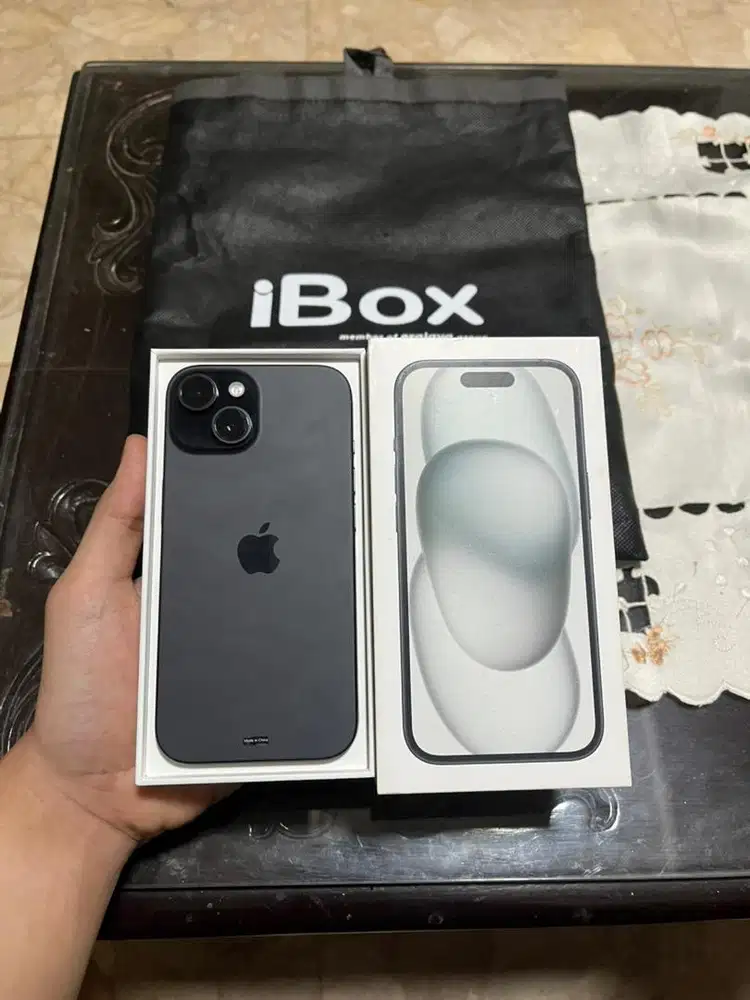iphone 15 128gb IBOX BH 98% Garansi Agustus 2026