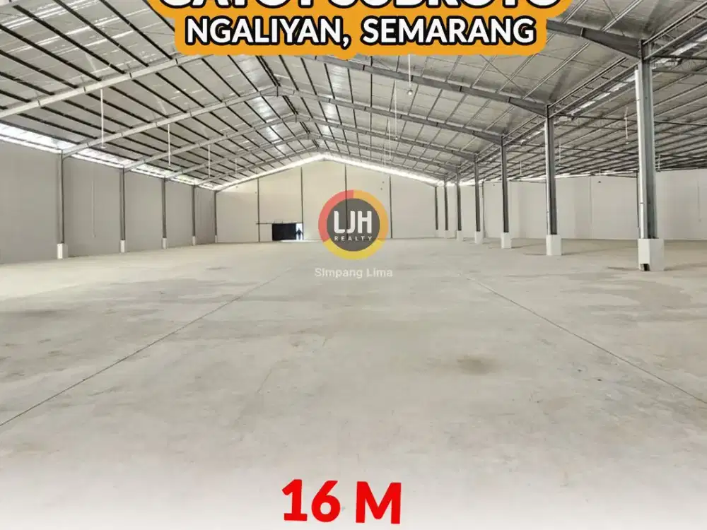 Dijual Gudang Luas di Kawasan Industri Ngaliyan