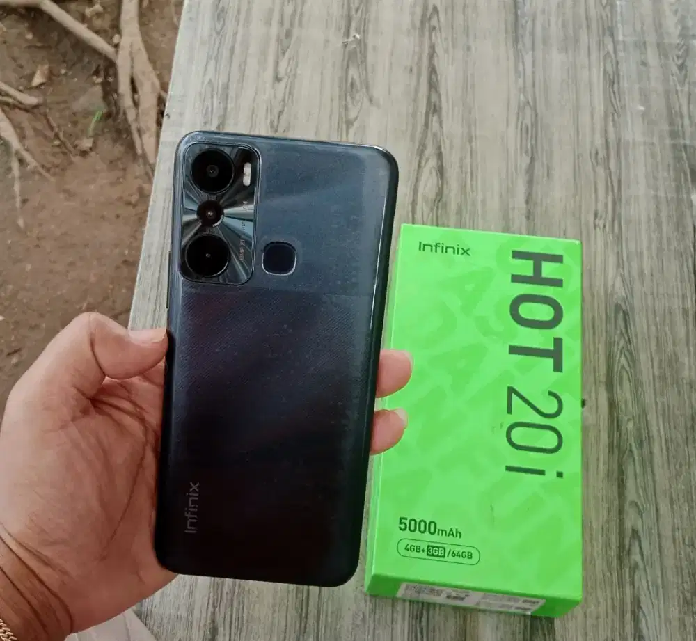 Infinix hot 20i ram 4+3/64 Fullset ori.