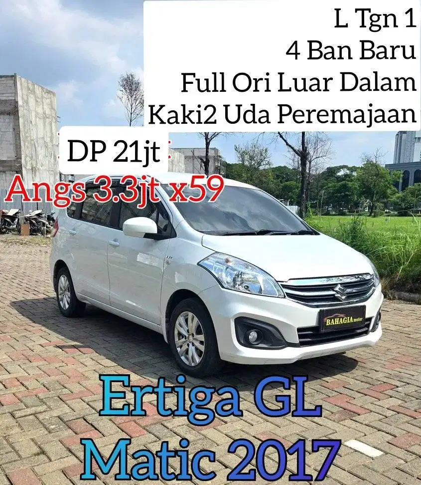 Suzuki Ertiga Matic 2017 GL Putih White AT Metik GX 2016 Avanza Xenia