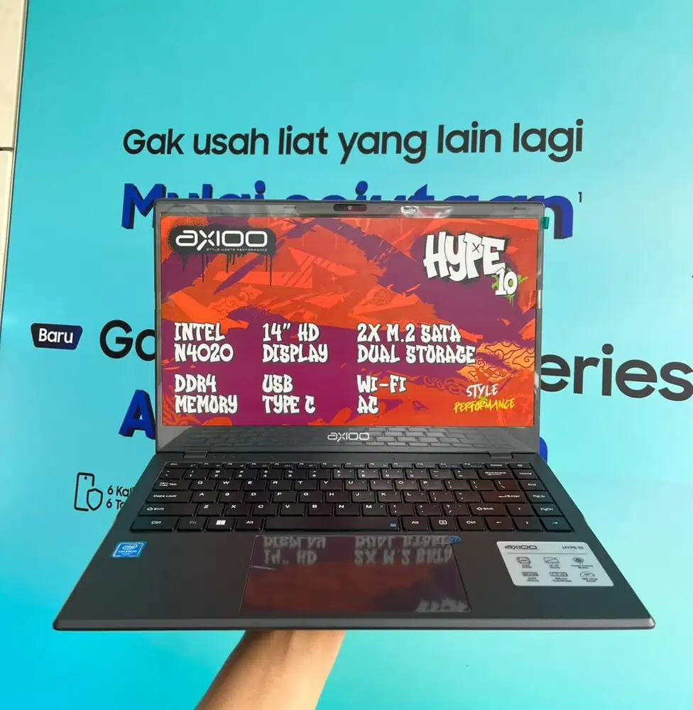 JUAL LAPTOP BARU MURAH PASURUAN - AXIOO RAM 8GB SSD 256GB BISA KREDIT