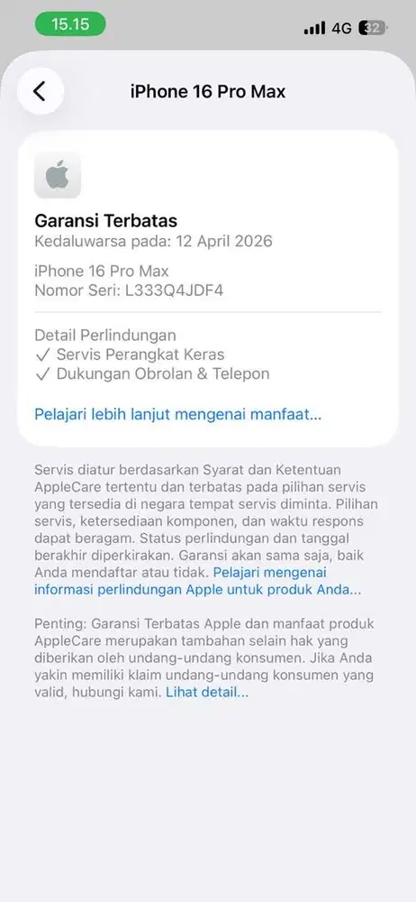 Iphone 16pm 256 ibox