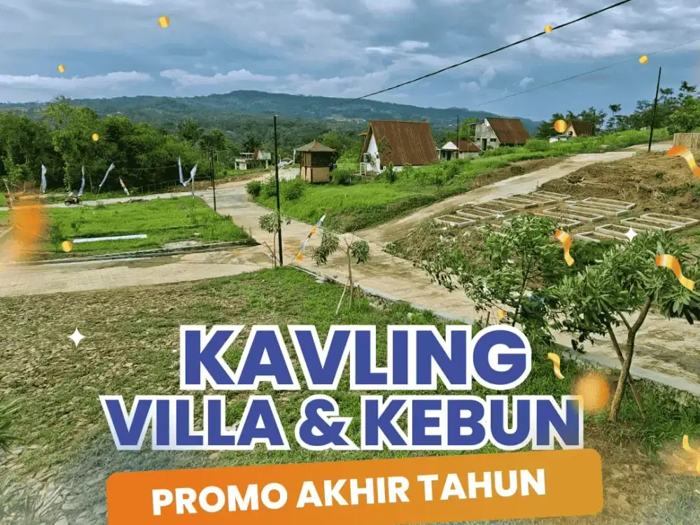 Jual Tanah Kavling Murah Terintegrasi Wisata Kampung wisata Sukamakmur Bogor
