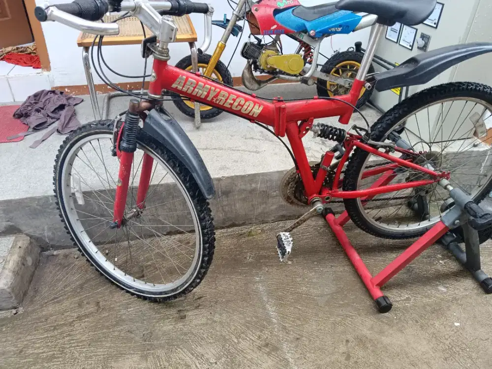 Sepeda MTB size 26 army recon + mxl recon