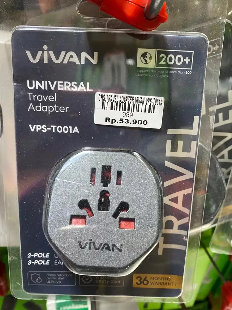 TRAVEL ADAPTER VIVAN VPS-T001A