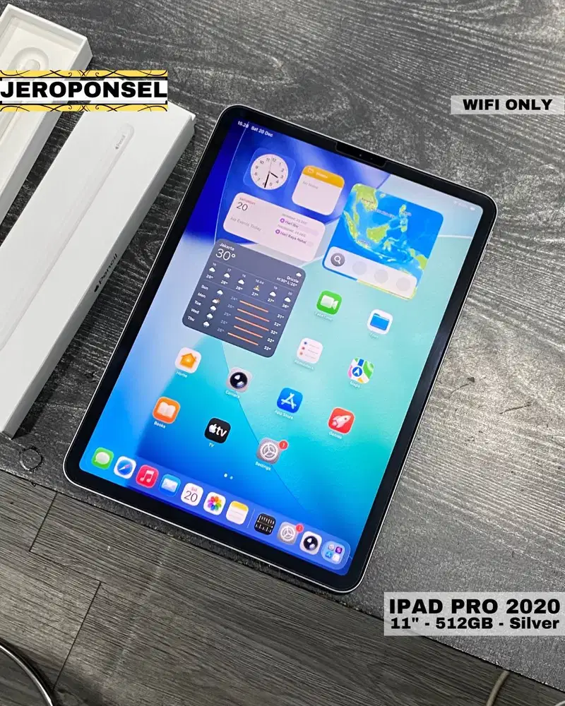 IPAD PRO 2020 512GB WIFI ONLY SPACE GRAY MULUS ORIGINAL GARANSI