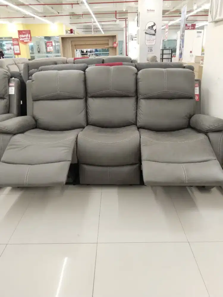 PROMO SOFA SET NATHAN RECLINER 3+2+1 SEATER