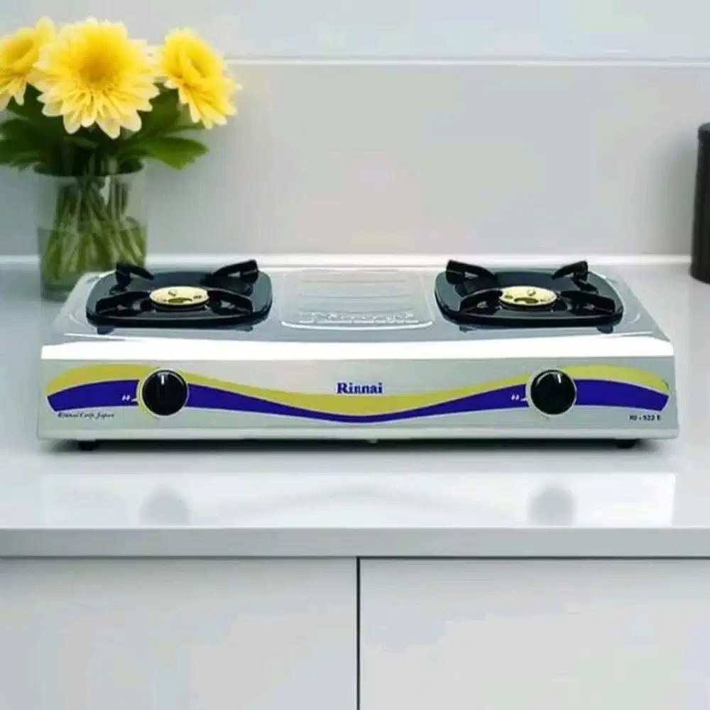 Rinnai Kompor Gas Rinnai 2 Tungku Stainless RI-522E