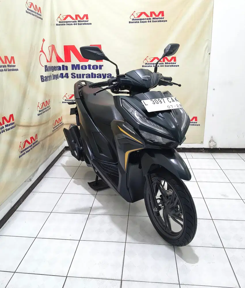 Siap pakai Honda vario 125 keyless tahun 2023 Hitam Doff