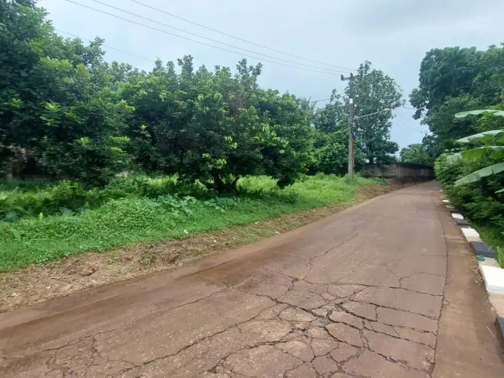 BEBAS BANJIR! Tanah SHM Setu Pinggir Jalan 2jtan/m - Dekat Edu Forest