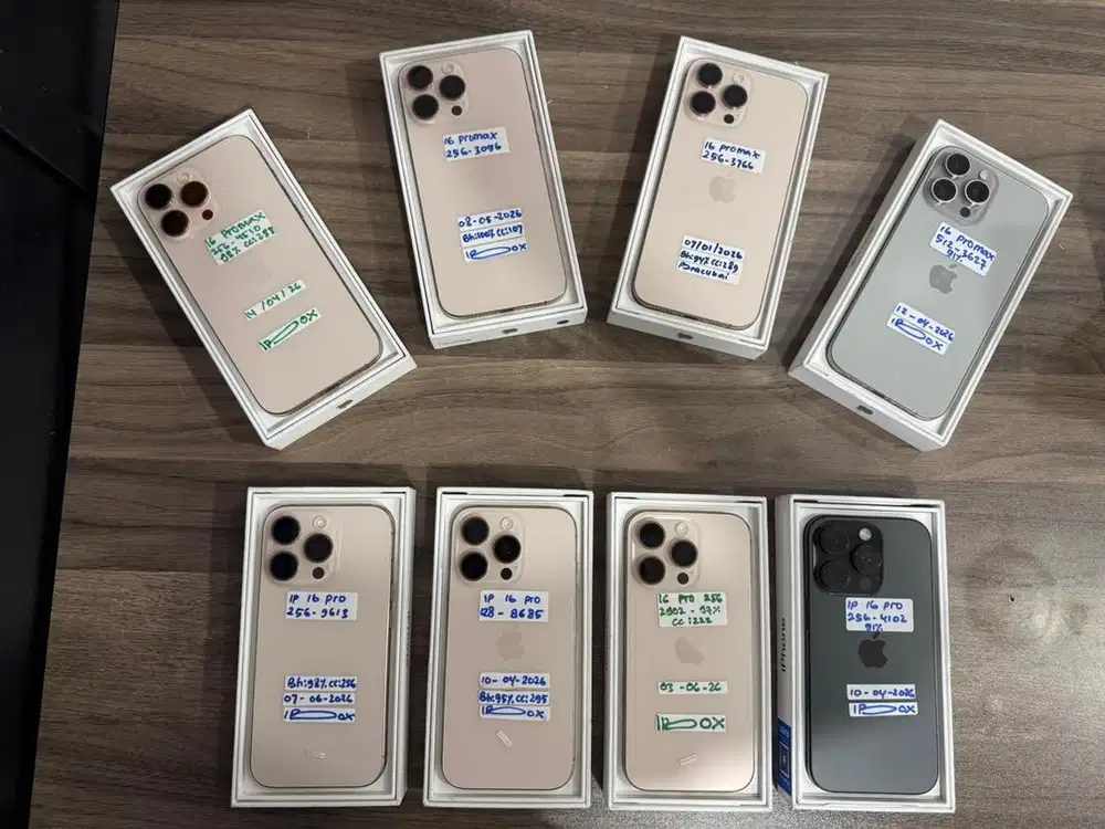 Iphone 16 Promax dan 16 Pro 256 Dessert