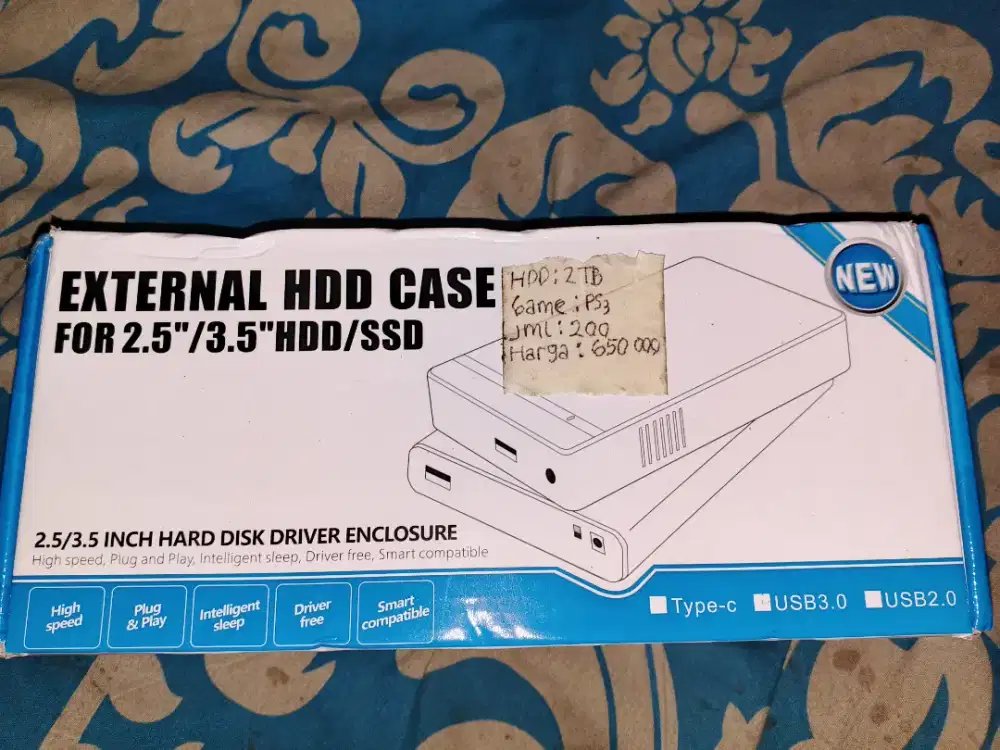 HDD 2tb ekternal USB 3.0 full game ps3