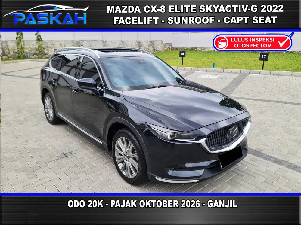 SUNROOF TAX=1TAHUN BUNGA=4.5% Mazda CX8 Elite 2022 CX 8 ELITE 2022