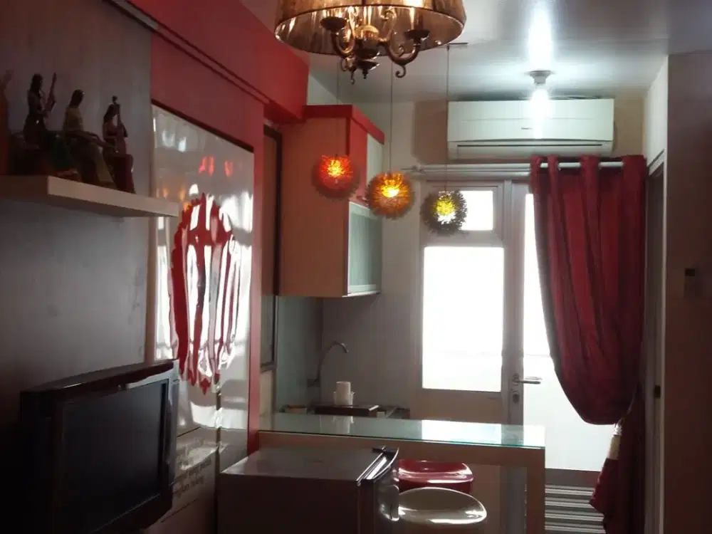 Apartemen Disewakan! type studio furnish lengkap ala design interior. Kelapa gading