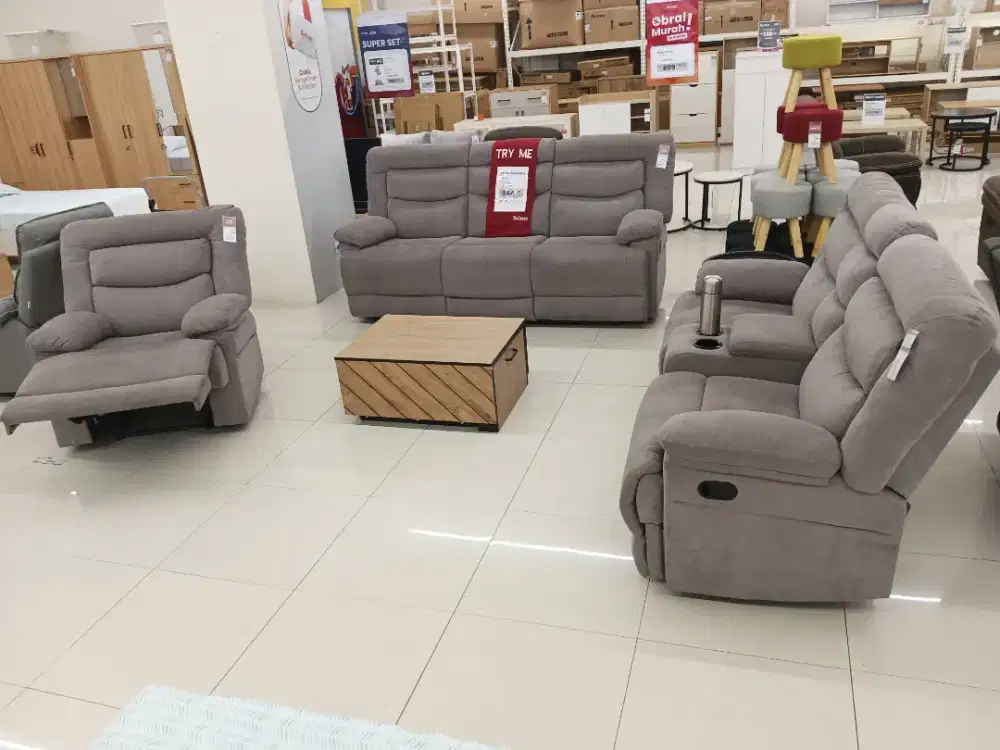 SOFA SER RECLINER MEWAH MURAH