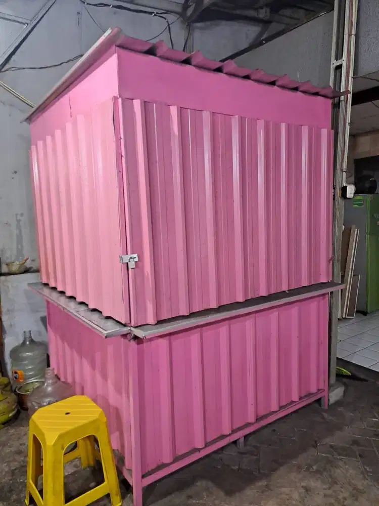 Jual booth kontainer bekas usaha