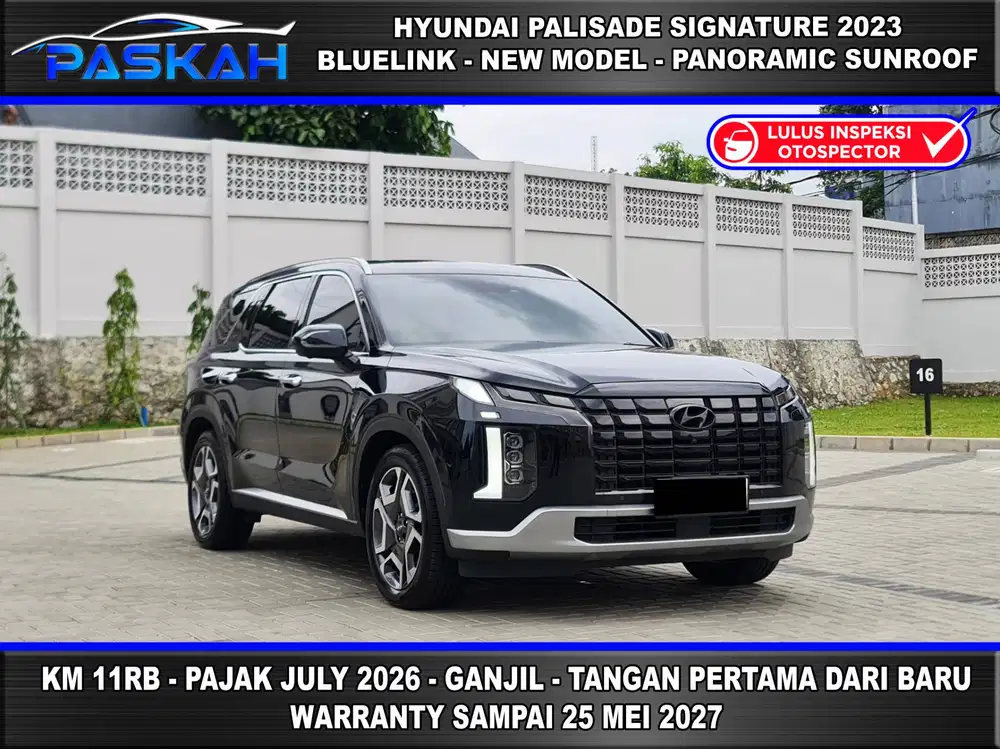 HITAM KM=11ribu HYUNDAI PALISADE 2.2 SIGNATURE 2023 HYUNDAI PALISADE
