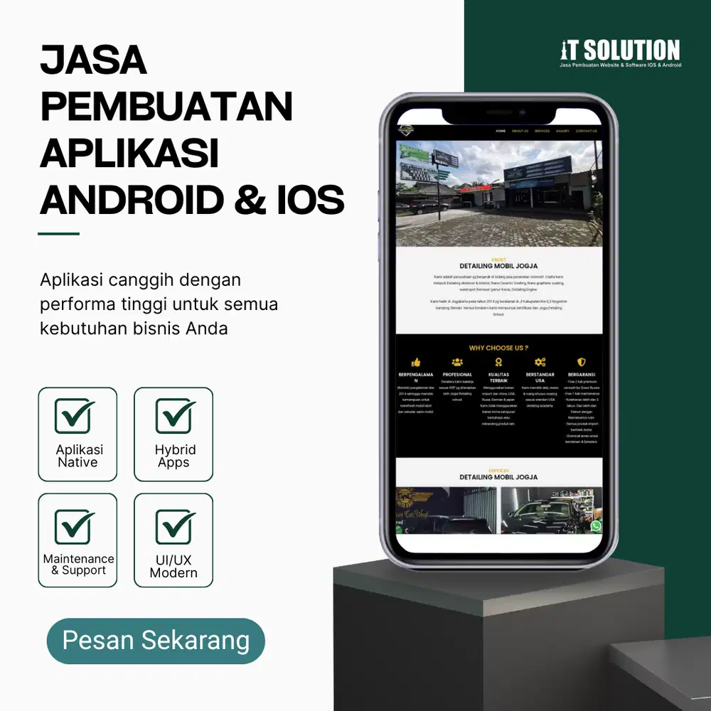 Jasa Pembuatan Aplikasi android & Ios Profesional