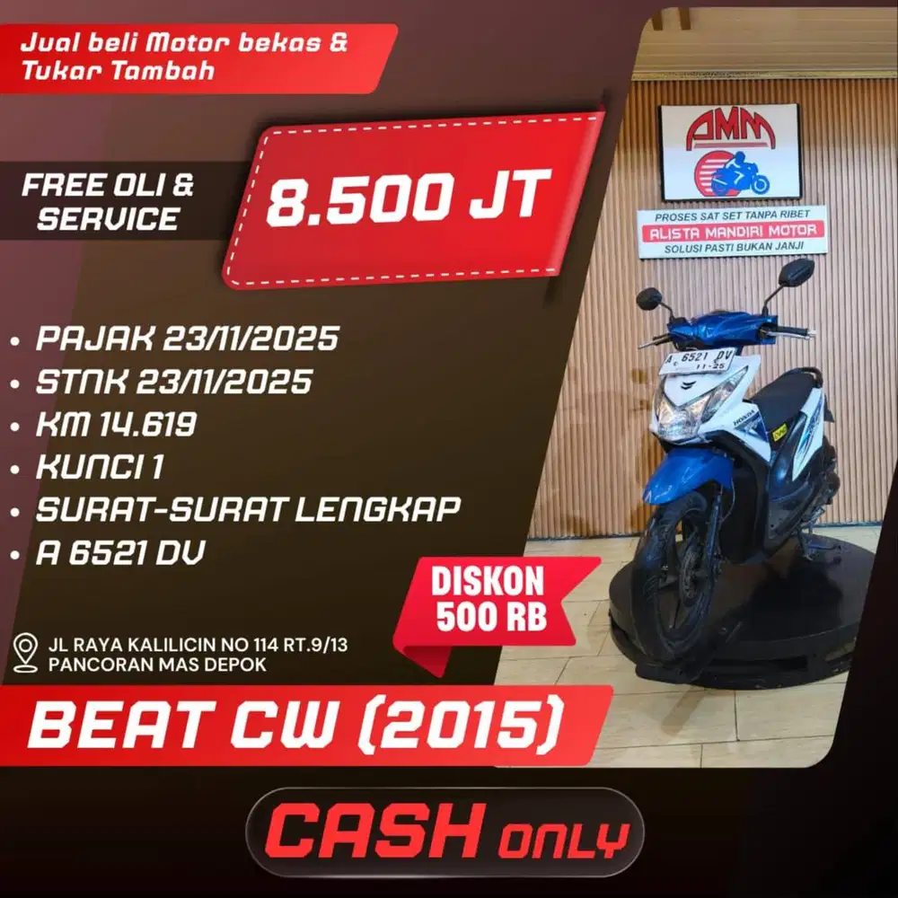 BEAT CW 2015 CC 0% KREDIVO TOKPED SPAYLATER INDODANA GOPAYLETER