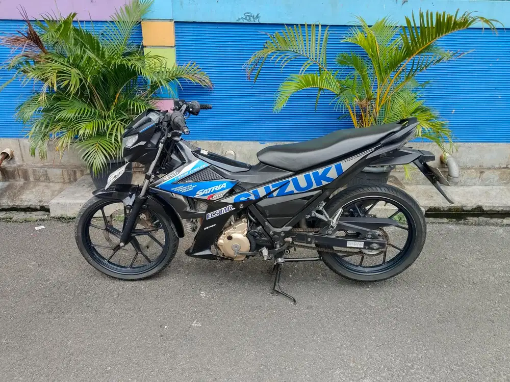 Suzuki satria F1 150 CC th 2017 plat 2028 mesin halus