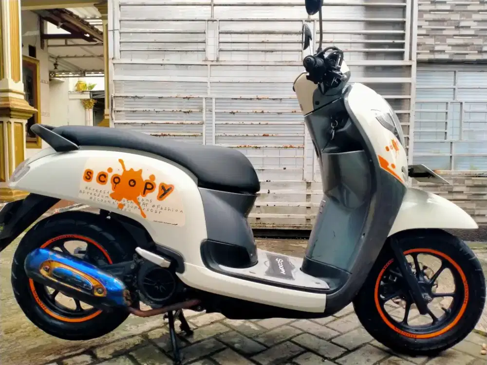 Scoopy donat lengkap motor sehat walafiat keterangan detail dibawah