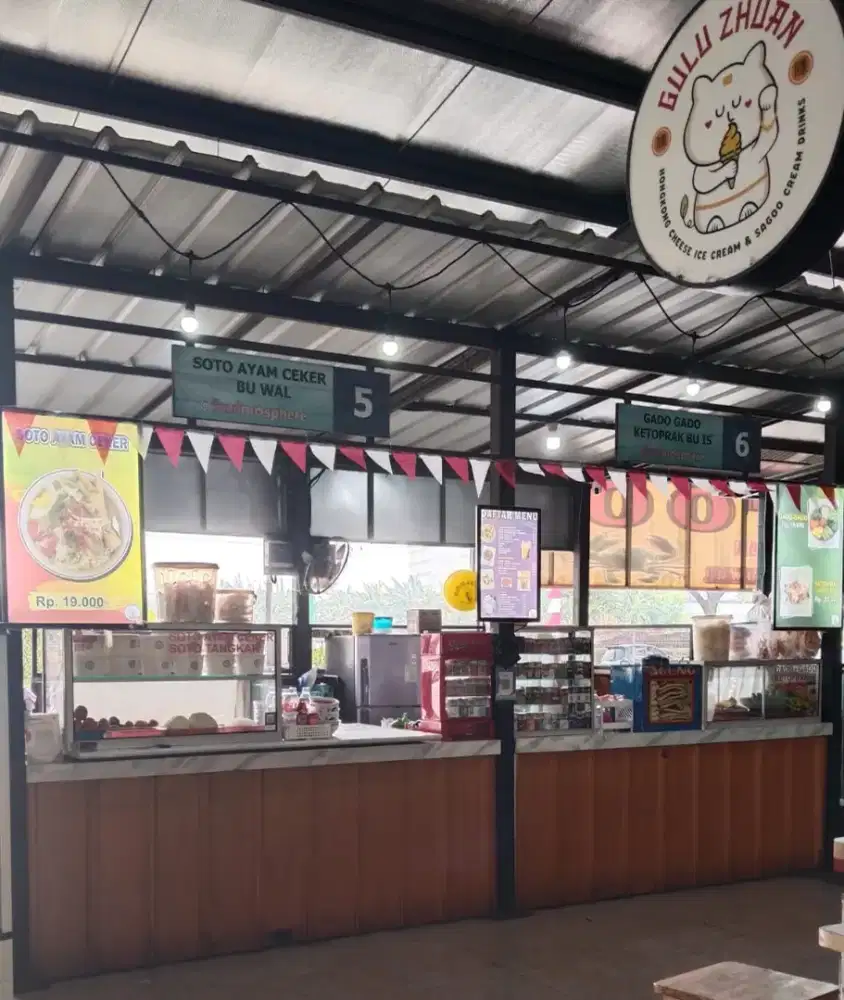 Dibutuhkan staff jaga tenant gado-gado & ketoprak