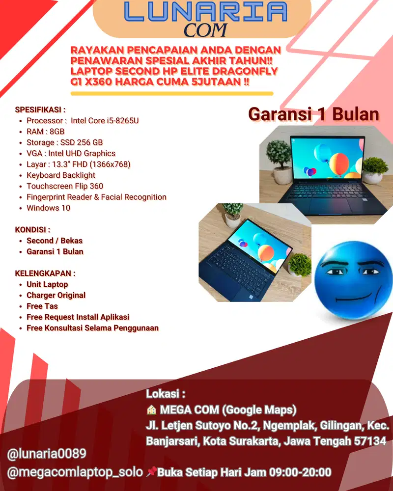 RAYAKAN PENCAPAIAN ANDA DENGAN HP ELITE DRAGONFLY G1 X360