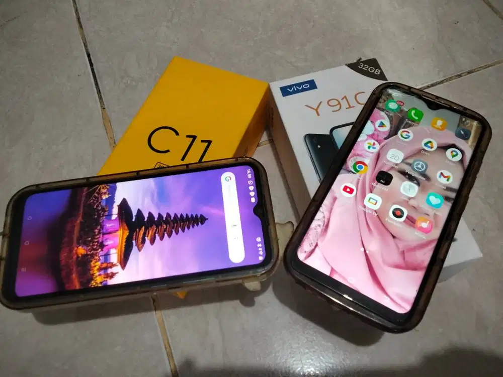 Realme c11 dan Vivo y91c