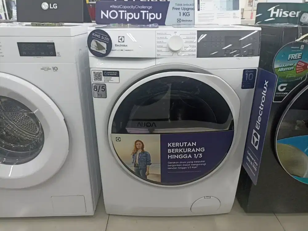 Mesin Cuci Electrolux WM Front Loading Wash And Dry 8KG