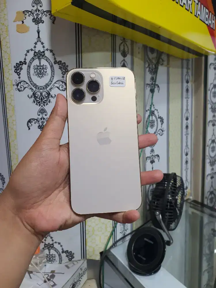 Iphone 13 PROMAX 128 GB Bea Cukai Second Fullset