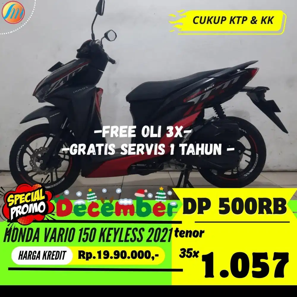 HONDA VARIO 150 KEYLESS 2021 KREDIT DP CUMA 500RB ANGSURAN TERJANGKAU