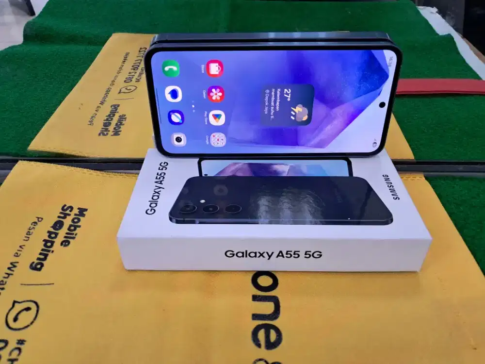 Samsung A55 5G Ram 8/256 GB mulus no minus lengkap