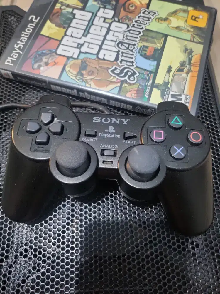 Stick PS2 PlayStation 2 Dual Shock 2 SCPH-10010 Original Mesin RARE