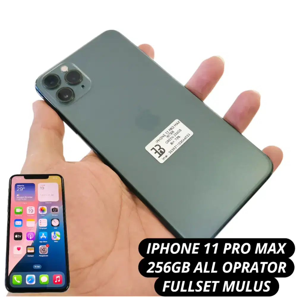 IPHONE 11 PRO MAX 256GB ALL OPRATOR FULLSET