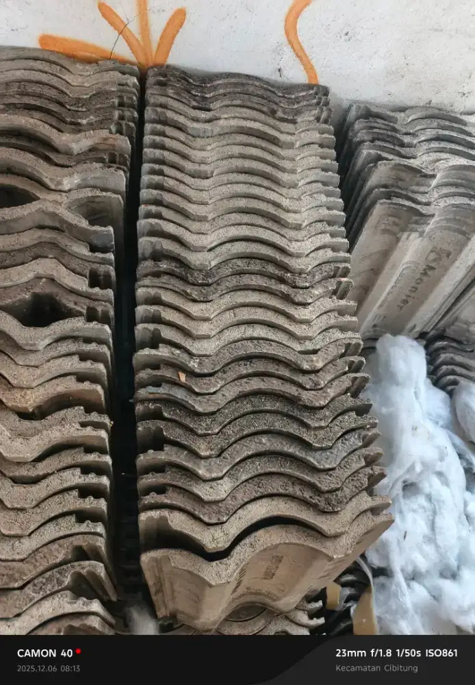 Genteng beton bongaran material rumah ukuran 36