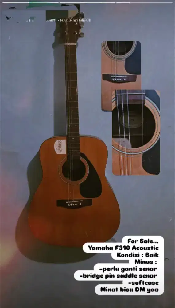 Jual Gitar Yamaha F310 Akustik