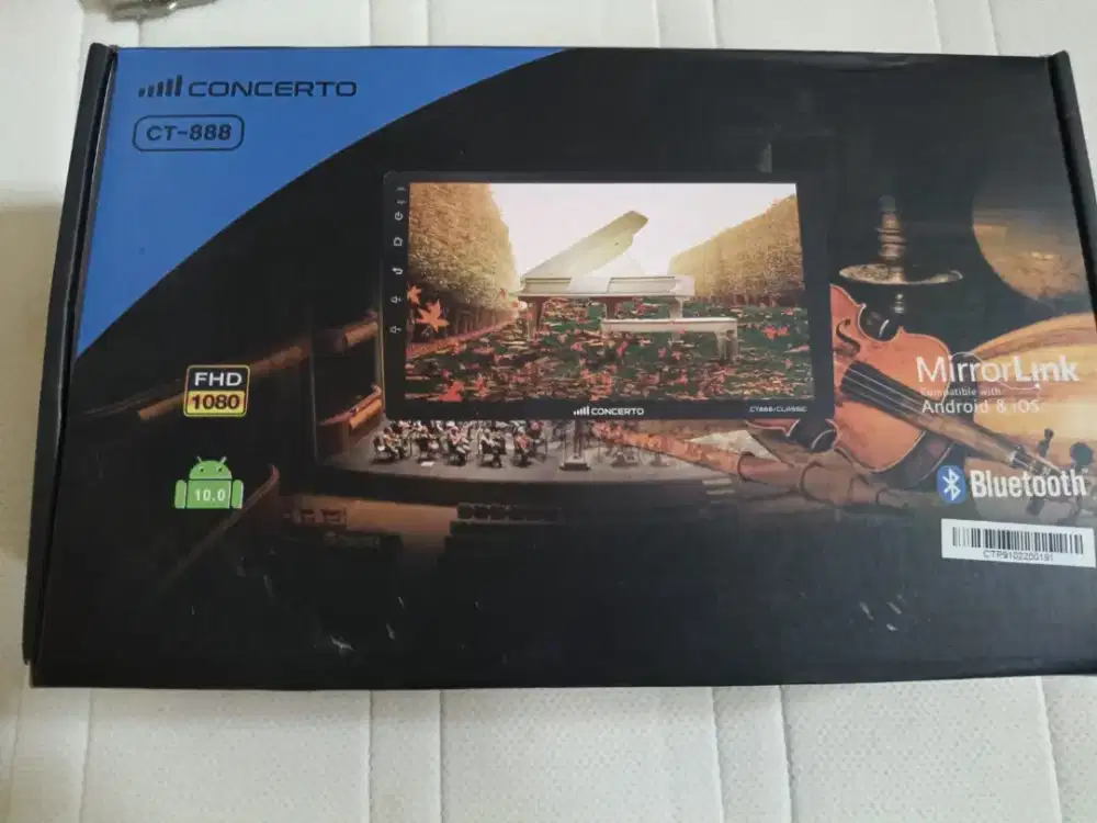 Head unit android concerto 10 inch + frame vios