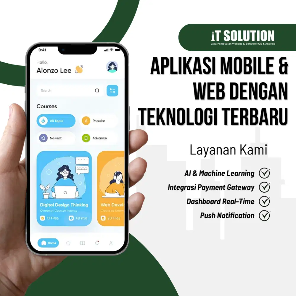 Aplikasi Mobile & Web Dengan Teknologi Terbaru - Profesional