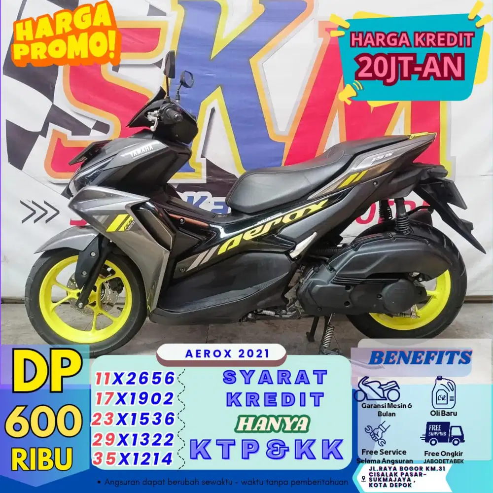 Ktp daerah rumah kontrak bisa kredit aerox 2021 bekas rasa baru
