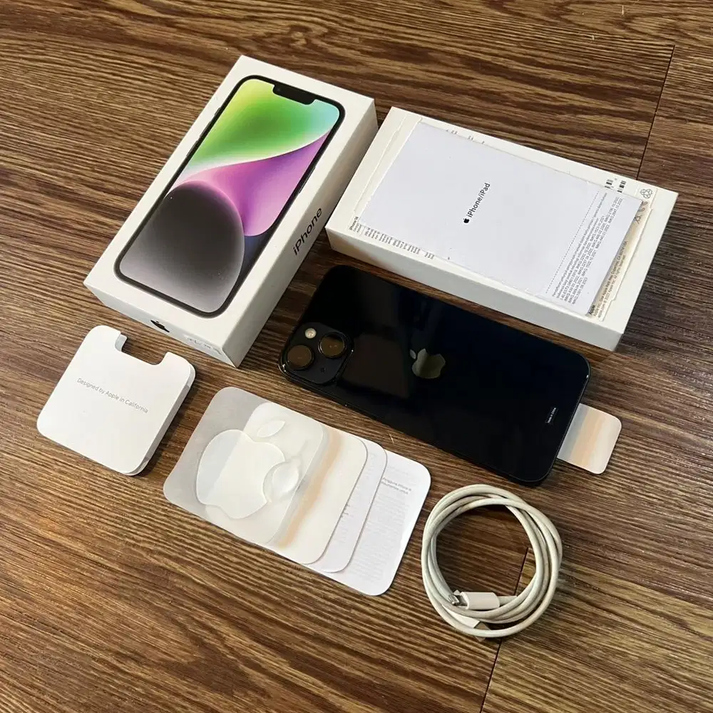 iphone 14 128gb ibox midnight fullset like new