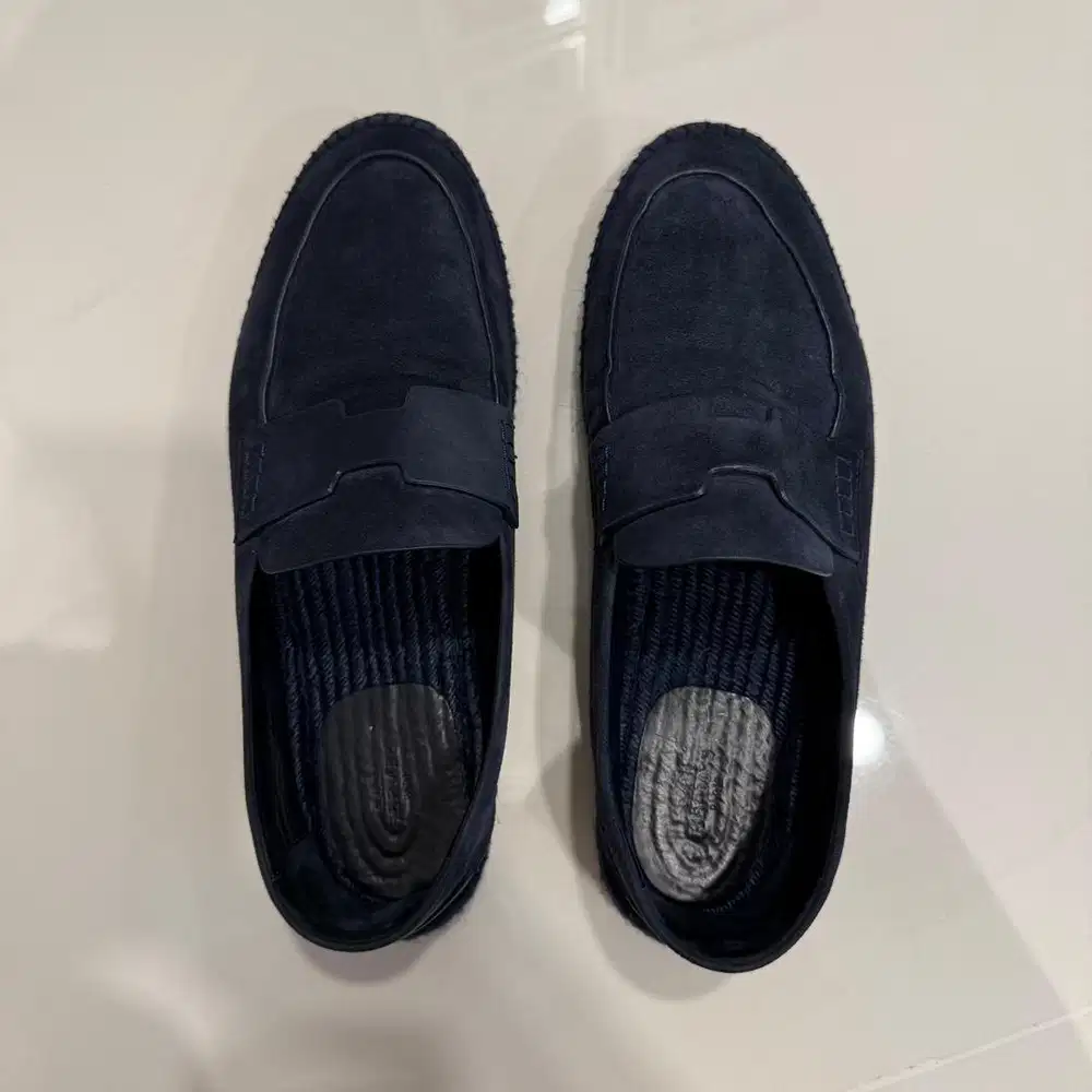 Hermes espadrilles navy blue