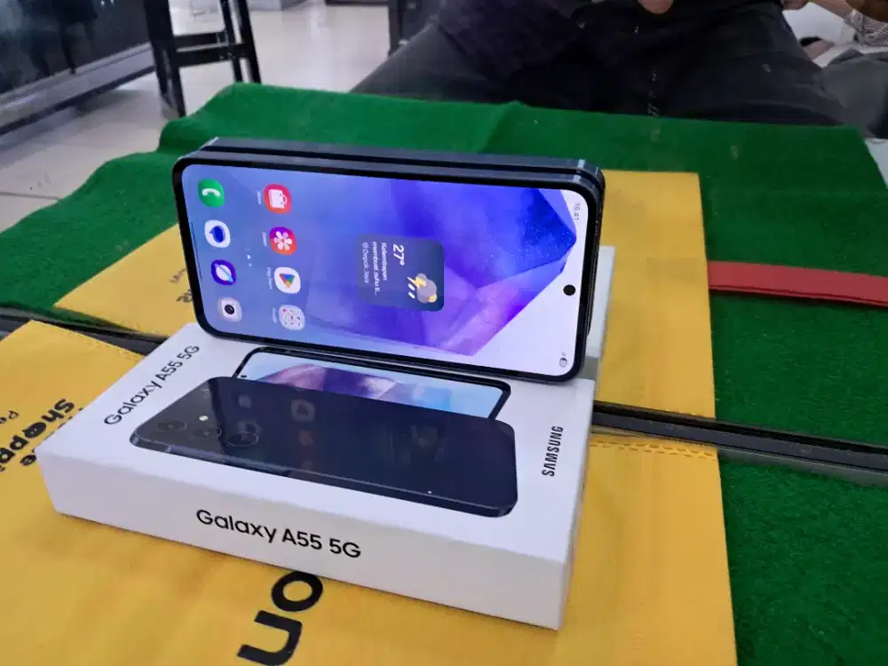 Samsung A55 5G Ram 8/256 GB mulus no minus lengkap