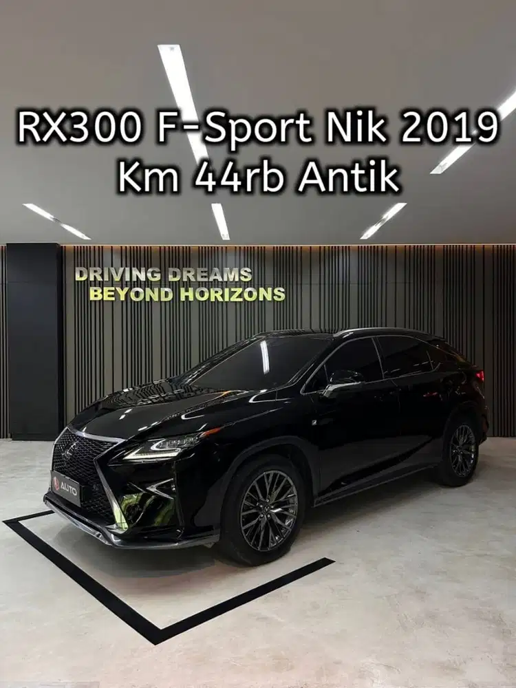 Lexus RX300 RX300T F-Sport 2019 Hitam Km44rb B1487BJW