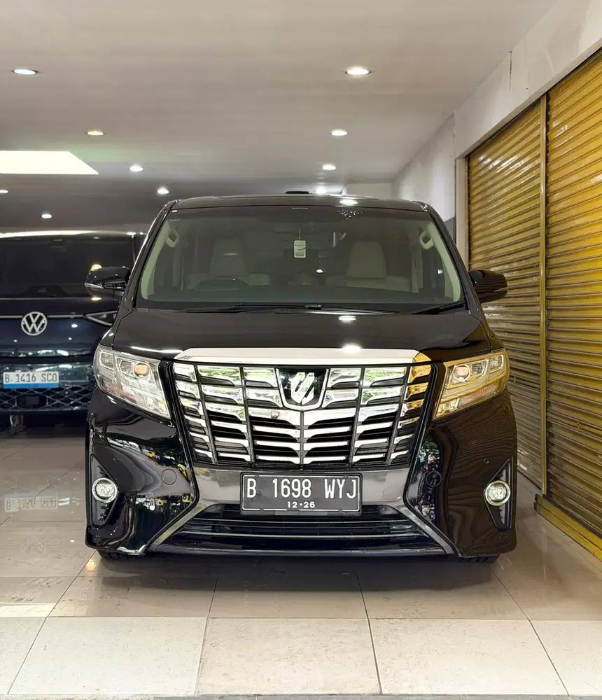 Toyota Alphard 2.5 G ATPM 2016 December Automatic Hitam Metalik Vieta