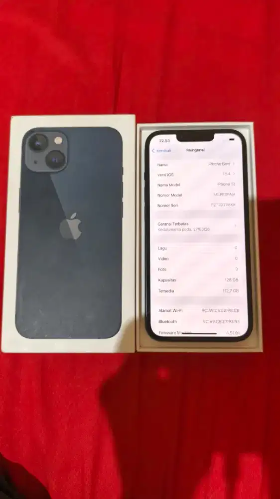 iPhone 13 128gb ex iBox Midnight