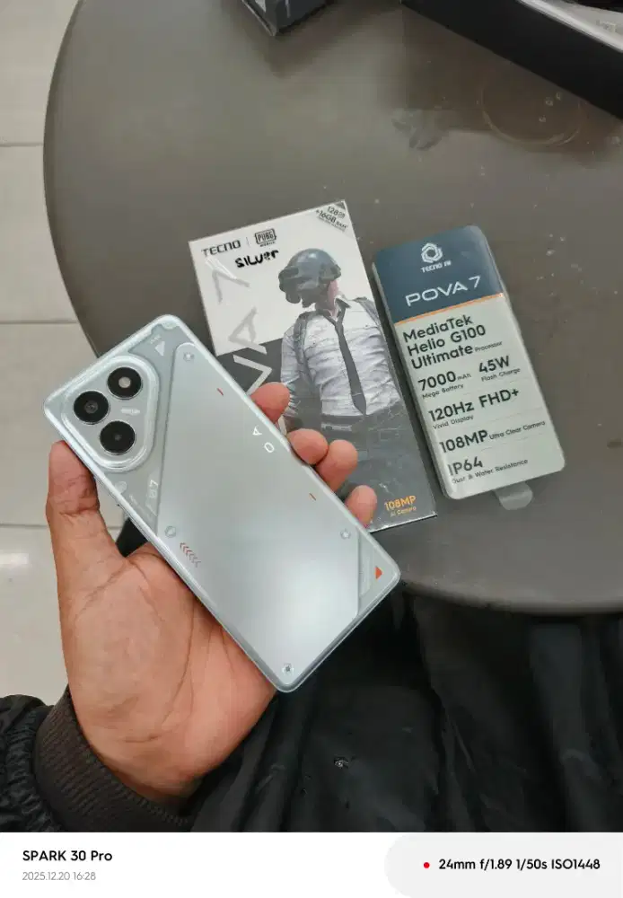 Tecno pova 7 4G 8/128gb fullset