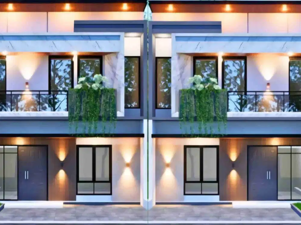 RUMAH MURAH DISKON HARGA 1,1 M 2 LANTAI LOKASI STRATEGIS