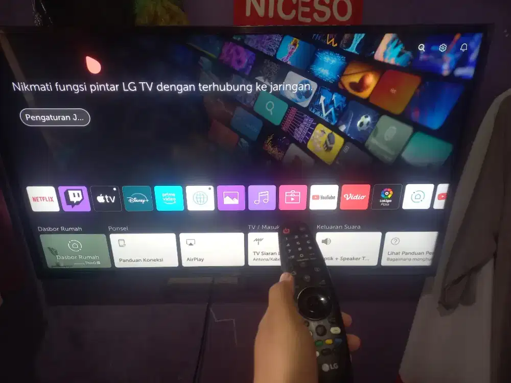 SMART TV LG 43 4K ULTRA HD FULLSET NO MINUS