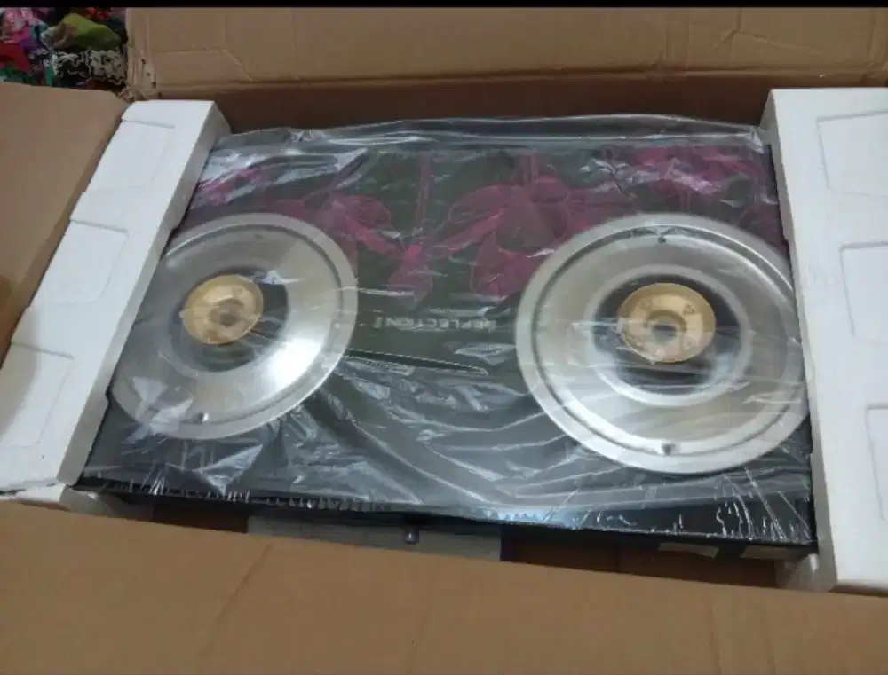 Kompor Gas Kaca Niko R2 Set Selang Niko