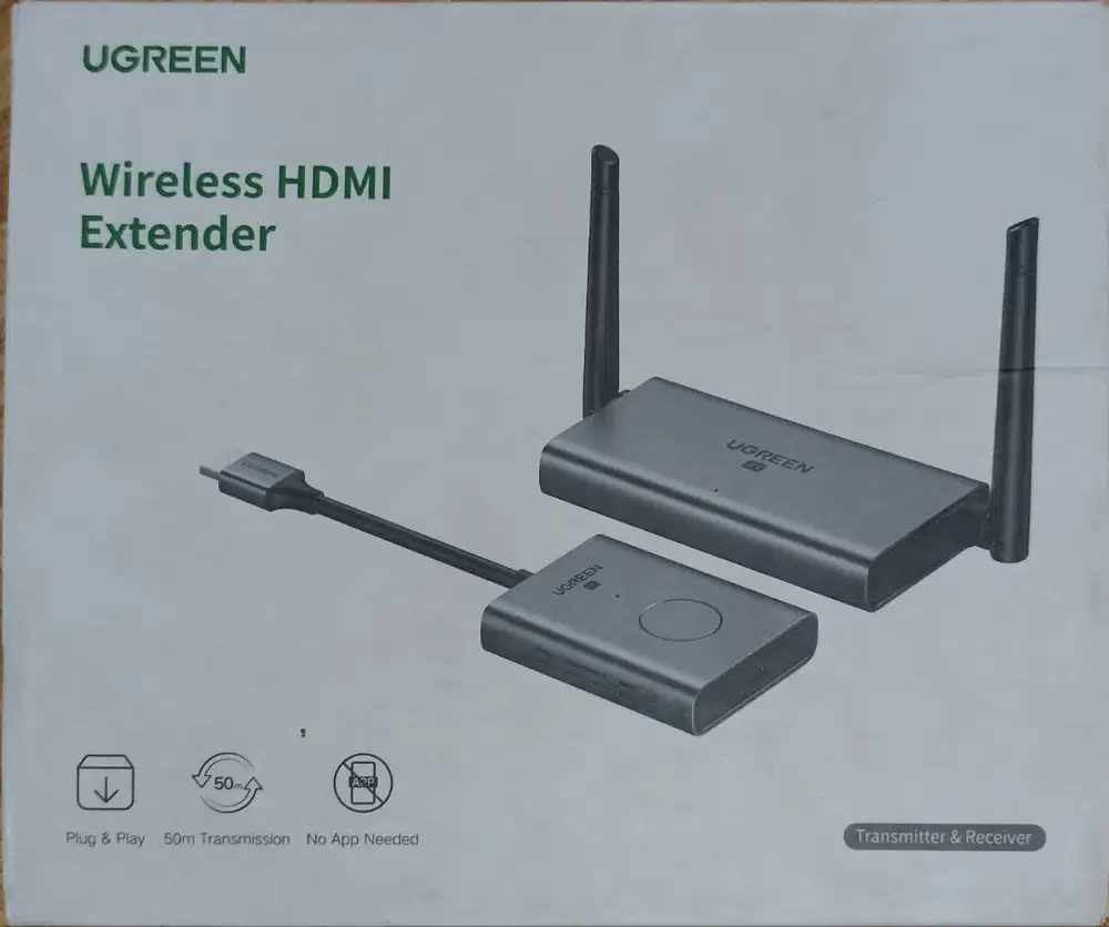 WIRELESE HDMI Extender MERK UGREEN (Model : CM506)